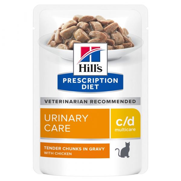 Hill's prescription diet c/d con pollo umido gatto gr. 85