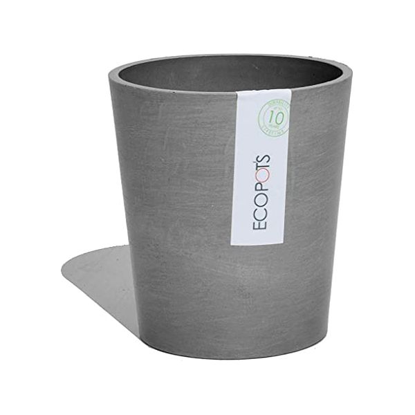 Vaso ecopots morinda w.grey 14cm.