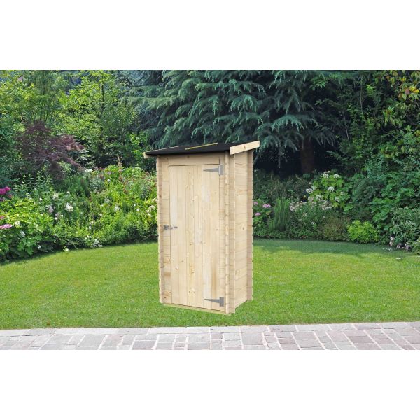 Casetta in legno arturo 94x64 con porta singola cieca