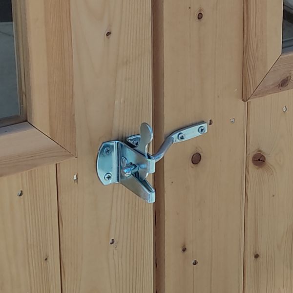Casetta in legno arturo 94x64 con porta singola cieca