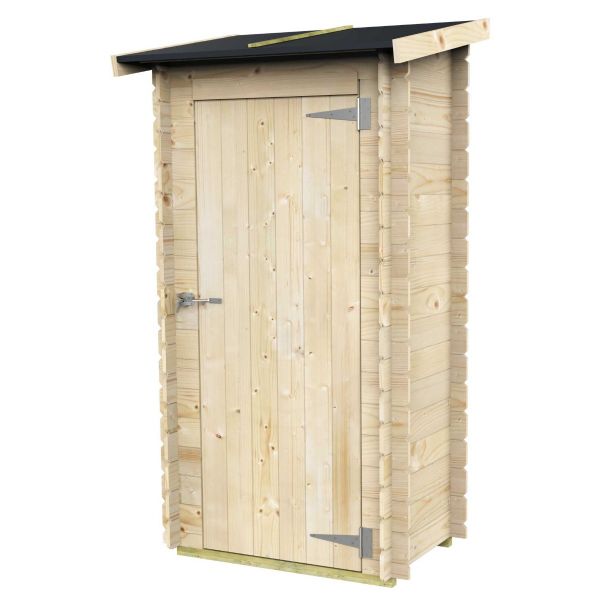 Casetta in legno arturo 94x64 con porta singola cieca