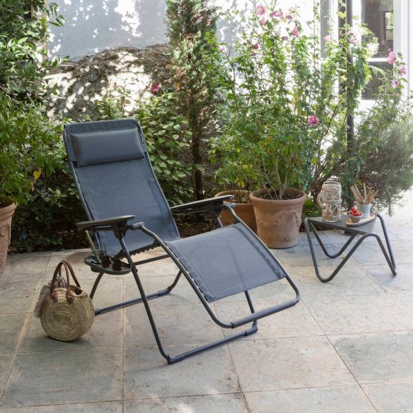 Sdraio Poltrona reclinabile Futura Grigio Obsidian