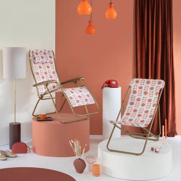 Sdraio Poltrona Rsxa Batyline airlon retro- bronzor