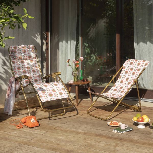 Sdraio Poltrona Rsxa Batyline airlon retro- bronzor