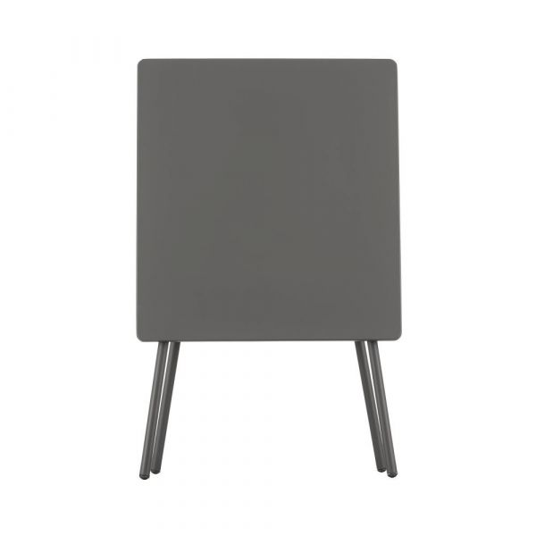 Set tavolo balcony colorblock titane 70x70 cm + 2 sedie terre