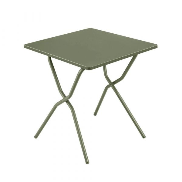 Set tavolo balcony colorblock 70x70 cm + 2 sedie moss