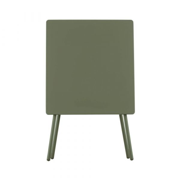 Set tavolo balcony colorblock 70x70 cm + 2 sedie moss