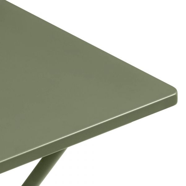 Set tavolo balcony colorblock 70x70 cm + 2 sedie moss