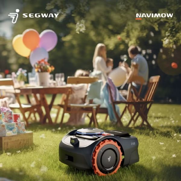 Robot navimow i108E + modulo 4g incluso| GPS e senza filo perimetrale fino a 800 mq