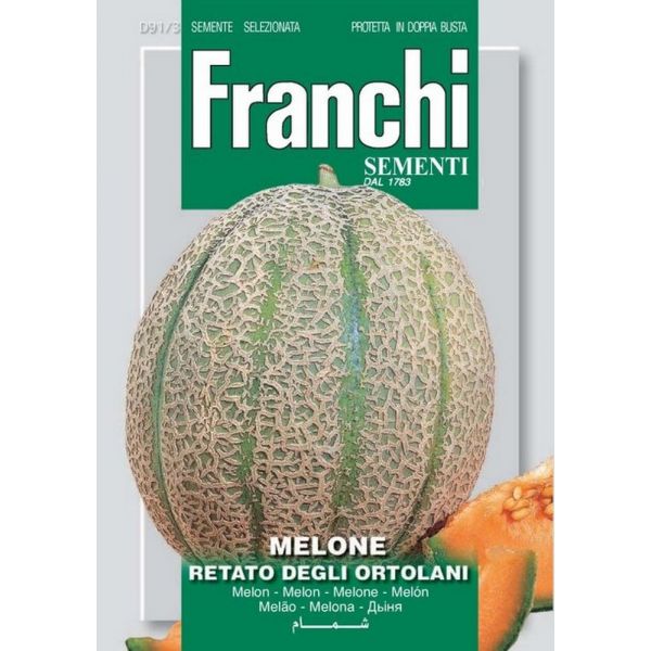 Melone-retato-ortolani-Doppia-Busta-Franchi-Sementi