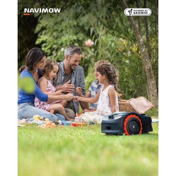Robot navimow i108E + modulo 4g incluso| GPS e senza filo perimetrale fino a 800 mq