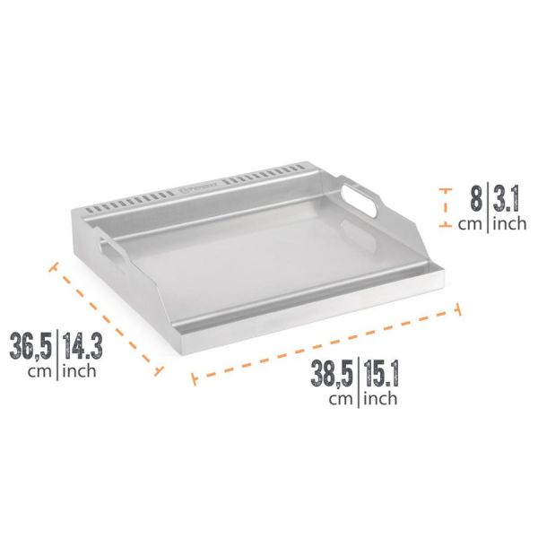 Plancha piastra grill fornello a gas