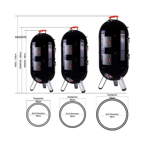 Affumicatore a carbone ProQ Frontier Elite