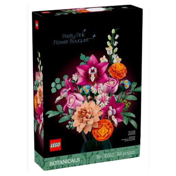 10342 Bouquet di fiori rosa