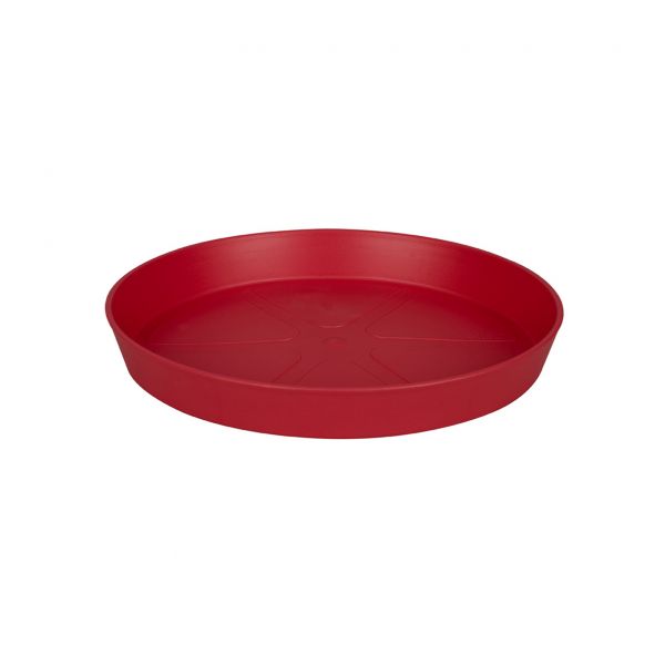 Loft Saucer Round 24 Cranberry Red vaso