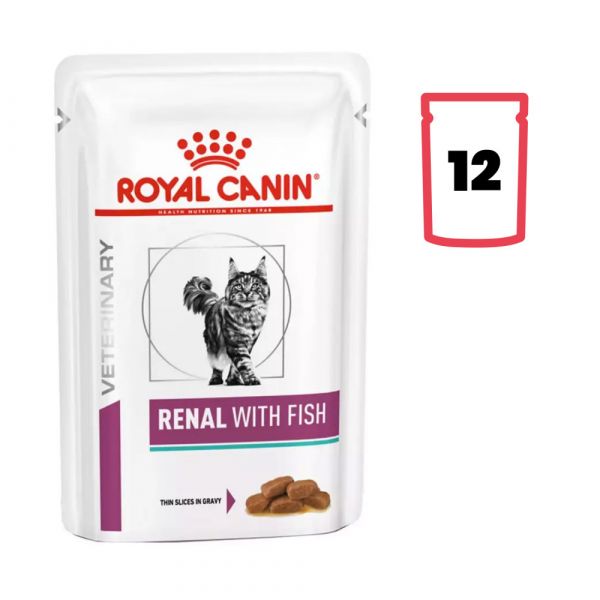 Royal canin renal con tonno umido gatto 12 buste da 85gr ROYAL CANIN  01509007