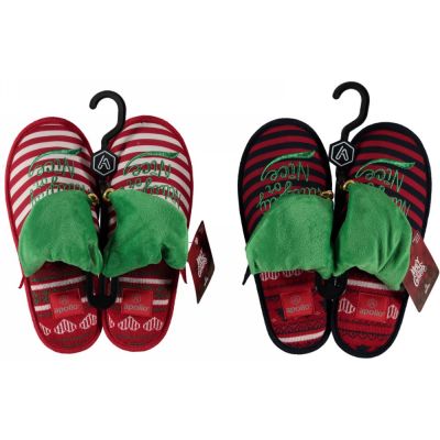 Pantofole natalizie elfo donna