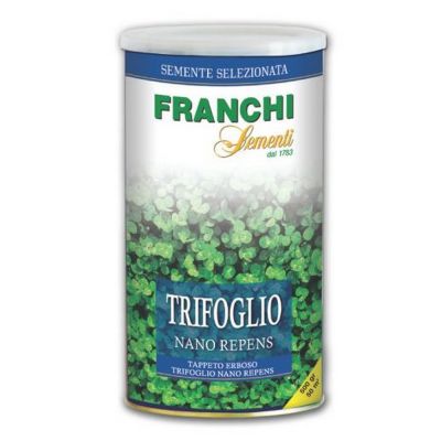 Semi per prato trifoglio repens nano barattolo 500 g