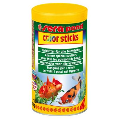 Mangime per pesci color sticks sera pond gr. 170