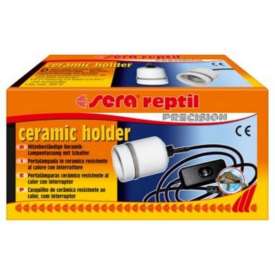 Portalampada reptil ceramic holder sera reptil