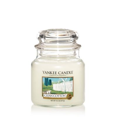 Giara profumata yankee candle clean cotton media