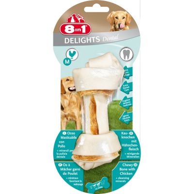 Snack per cani delight pro dental osso m gr. 80