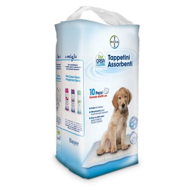 Tappetini assorbenti pet casa clean sano e bello pz. 10