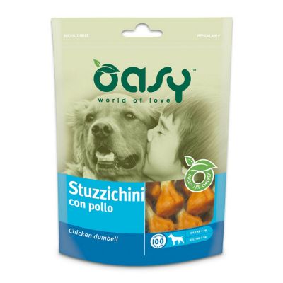 Oasy snack stuzzichini di pollo gr. 100