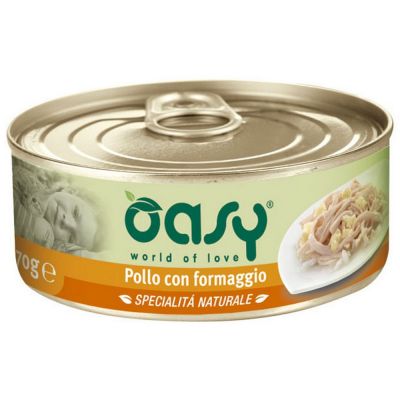 Oasy pollo e formaggio umido gatto gr. 150