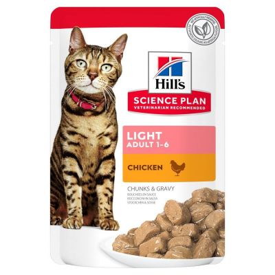 Hill's science plan light bocconcini con pollo umido gatto gr. 85