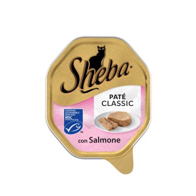 Sheba pate classic con salmone 85gr