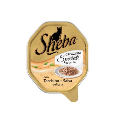 Sheba creazioni speciali con tacchino in salsa delicata 85gr