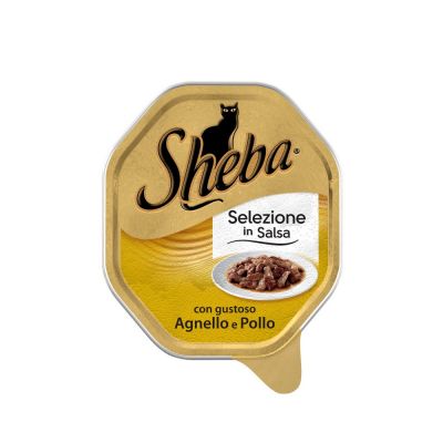 Sheba selezione in salsa con gustoso agnello e pollo 85gr