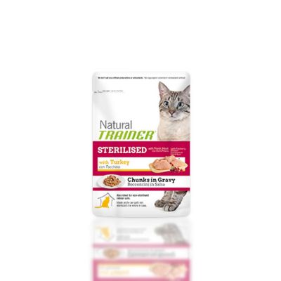 Trainer natural bocconcini in salsa al tacchino 85gr