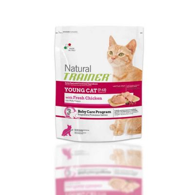 Trainer natural con pollo fresco young cat 1,5kg