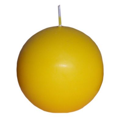 Candela sfera giallo