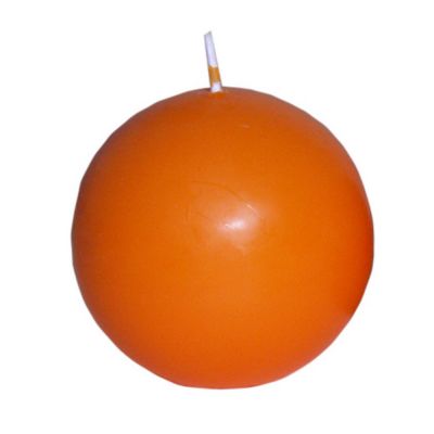 Candela sfera arancione