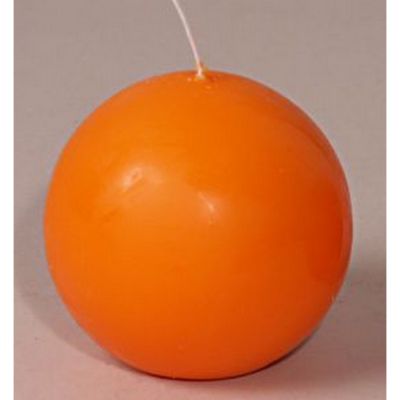 Candela sfera arancione