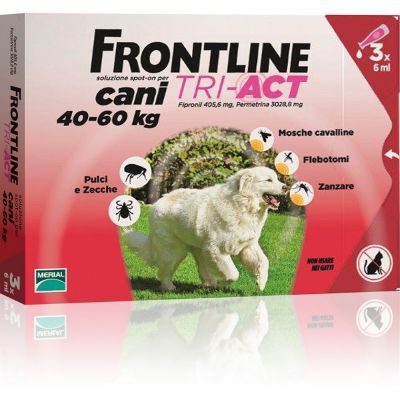 Frontline tri-act per cani 40-60kg pipette
