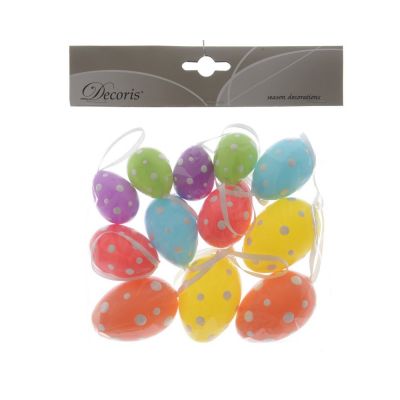 Set 12 uova colorate appendibili