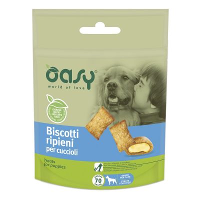 Biscotti ripieni oasy per cuccioli 80gr