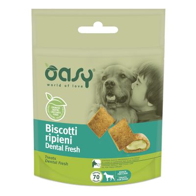 Biscotti ripieni oasy dental fresh 70gr