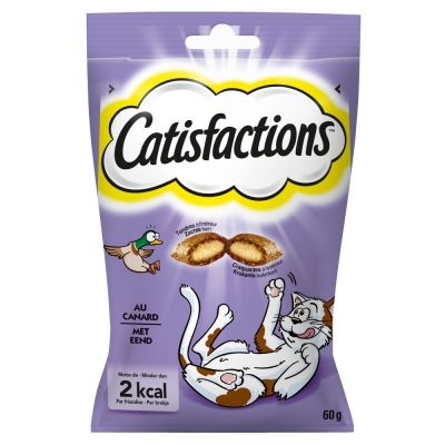 Snack per gatto catisfaction all'anatra gr. 60