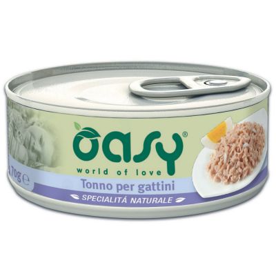 Oasy gatto Tonno per gattini umido 70 g