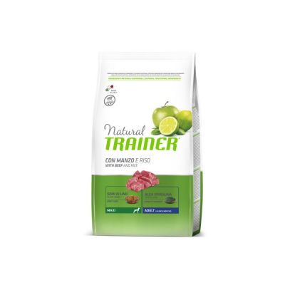 Trainer natural maxi manzo e riso 12kg