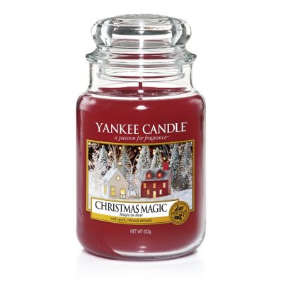 Giara profumata yankee candle christmas magic grande