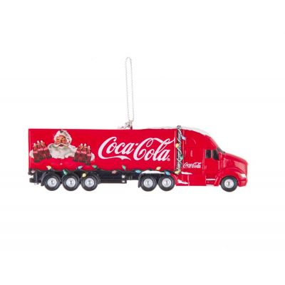 Resin coca-cola truck
