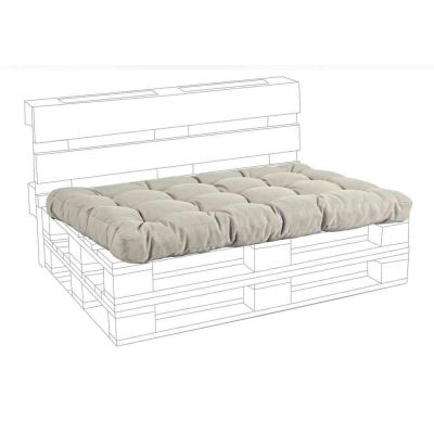 Cuscino pallet seduta beige