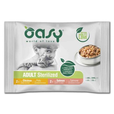 Oasy wet cat bocc. sterilized