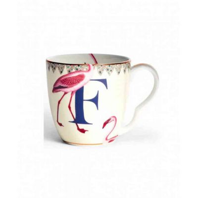 Alphabet mug  flamingo
